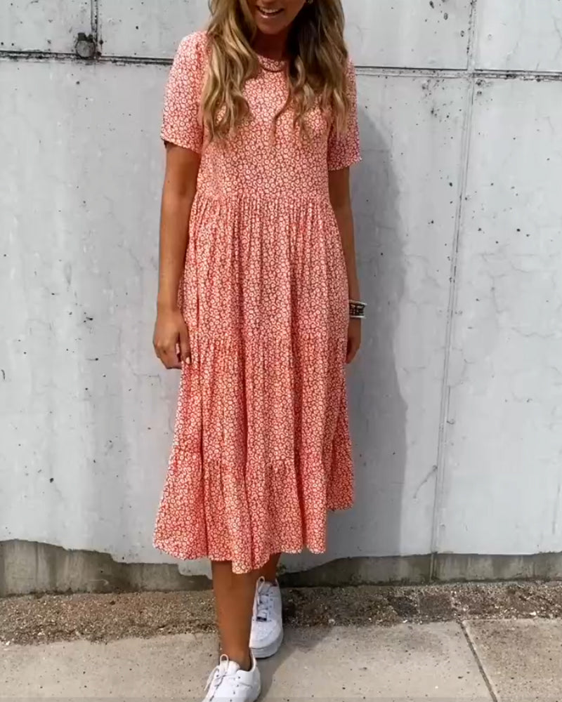 Sofie™ Casual Floral Print Dress