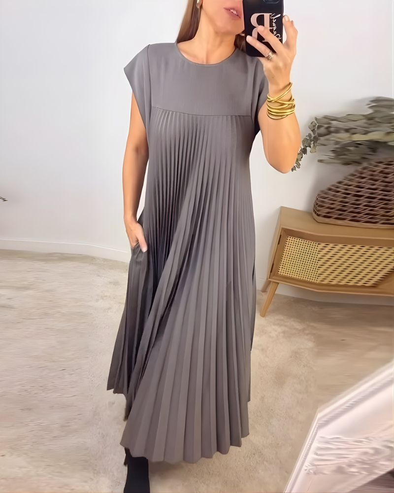 Callista™ Elegant Pleated Dress