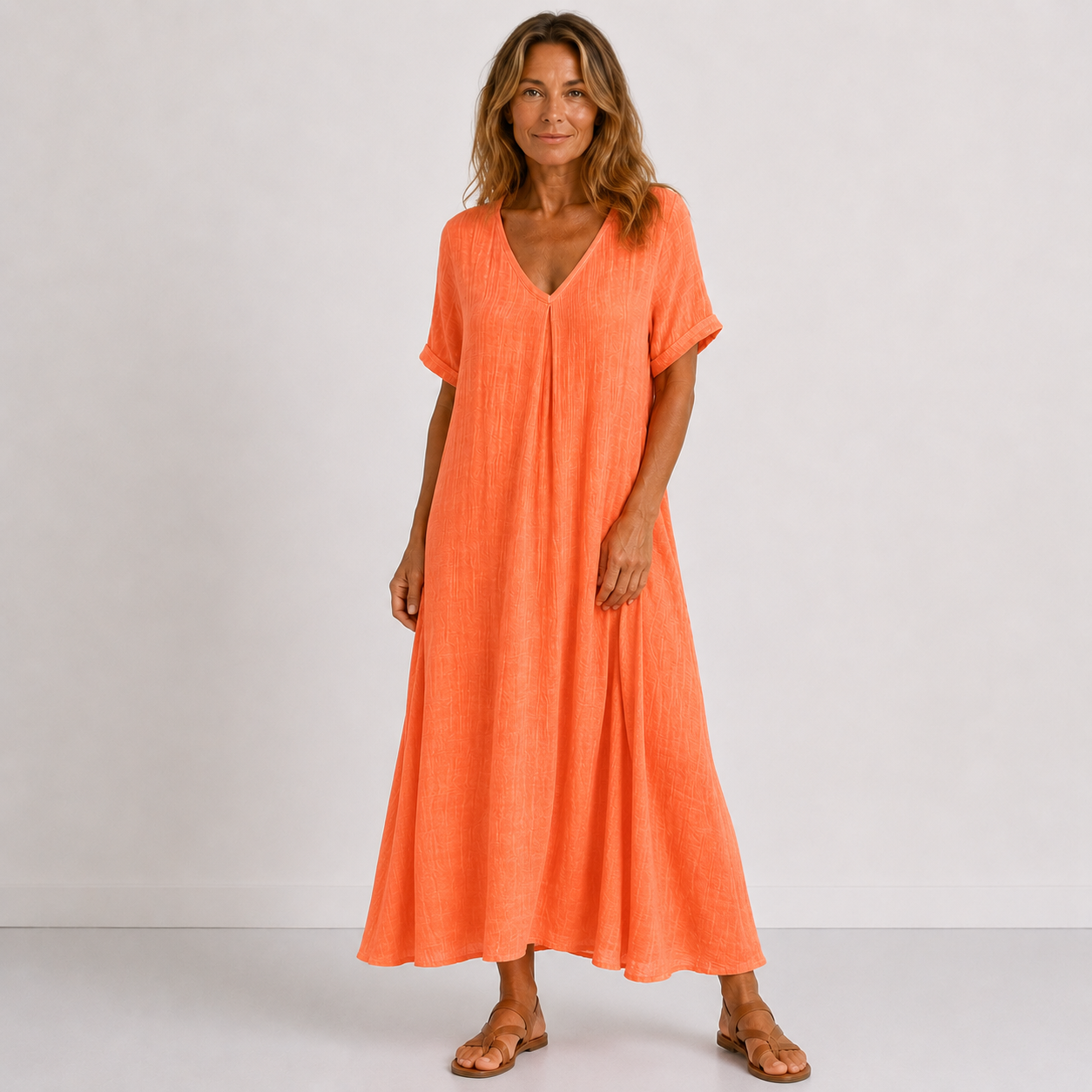 Giuliana™ Elegant Flowing Maxi Dress